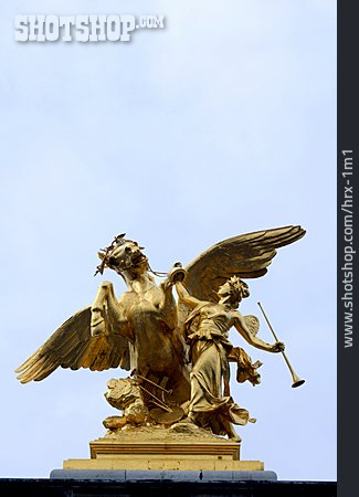
                Skulptur, Statue, Paris, Pegasos                   