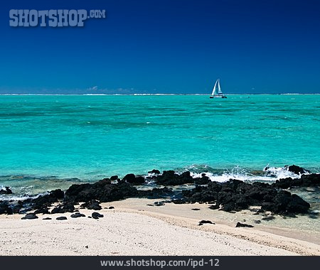 
                Strand, Indischer Ozean, Mauritius                   