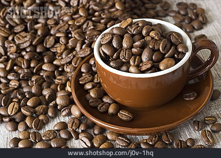 
                Kaffeetasse, Kaffeebohne                   