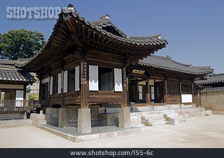 
                Pavillon, Königspalast, Seoul, Changdeokgung                   