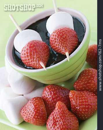 
                Erdbeere, Erdbeerspieß, Marshmallow                   