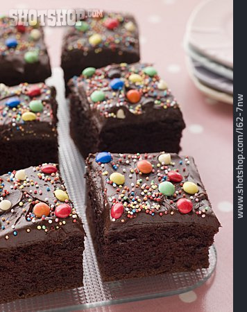
                Kuchenstück, Schokoladenkuchen, Brownie                   