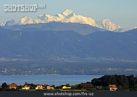 
                Berglandschaft, Genfer See                   
