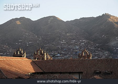 
                Stadtansicht, Dach, Cusco                   