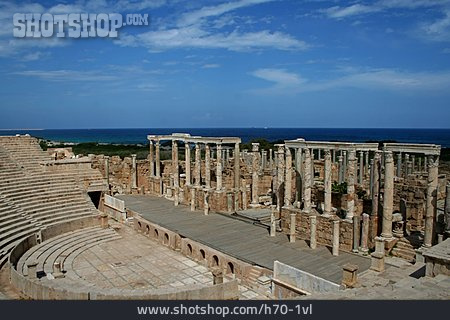 
                Ruine, Leptis Magna, Amphitheater                   