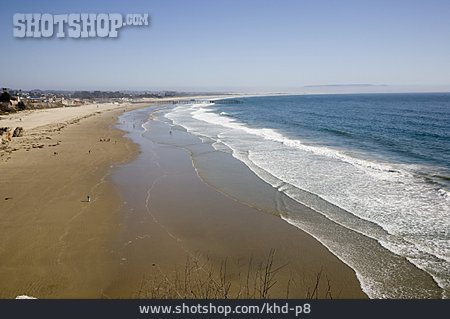 
                Sandstrand, Pazifikküste, Pismo Beach                   