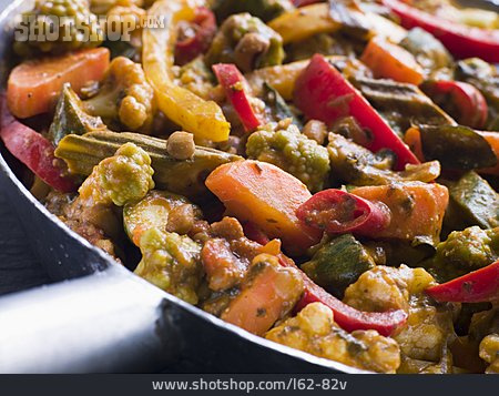 
                Indische Küche, Gemüsepfanne, Sabzi Salan                   