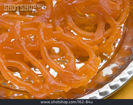 
                Gebäck, Süßspeise, Indische Küche, Jalebi                   