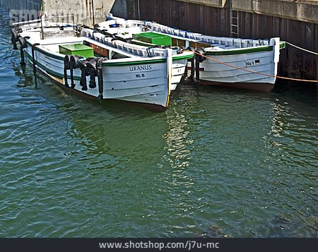 
                Hafen, Helgoland, Börteboot                   