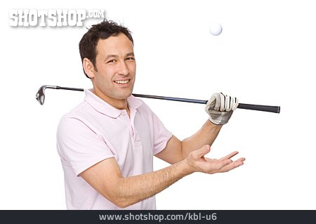 
                Golfball, Hochwerfen, Golfspieler                   