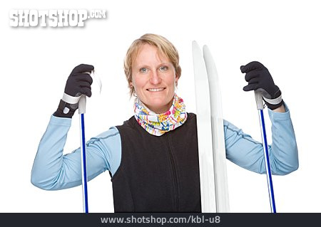 
                Skifahrerin, Skilanglauf                   