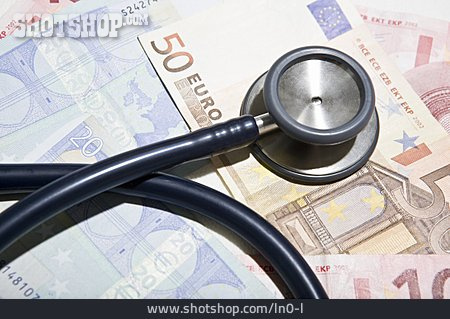 
                Gesundheitsreform, Stethoskop, Praxisgebühr, Zuzahlung                   