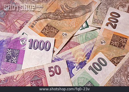 
                Währung, Tschechische Kronen                   