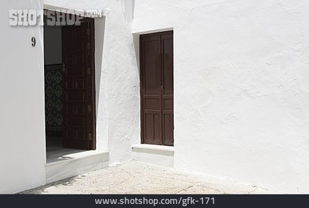 
                Wohnhaus, Haustür, Andalusien                   