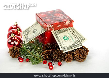 
                Weihnachtsdeko, Geldgeschenk                   