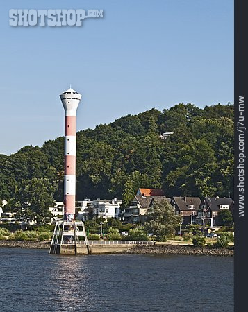 
                Leuchtturm, Hamburg-blankenese, Unterfeuer, Richtfeuer                   