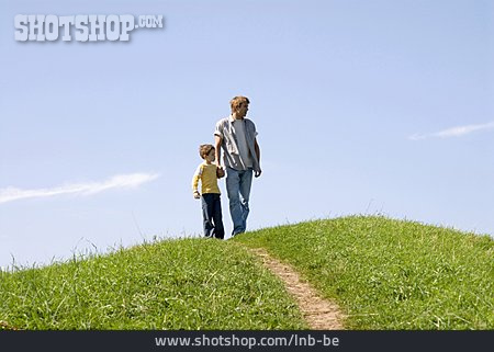
                Vater, Spaziergang, Sohn                   