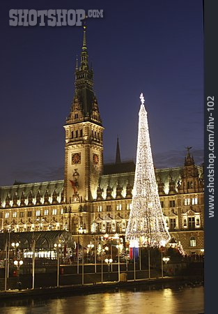 
                Hamburg, Weihnachtsbeleuchtung                   