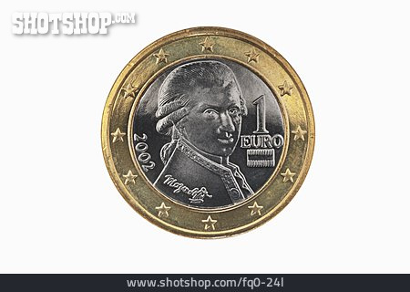 
                Euro, 1 Euro, österreichisch                   