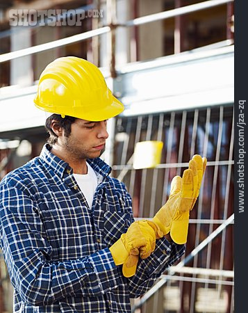 
                Bauarbeiter, Handwerker, Handschuhe                   