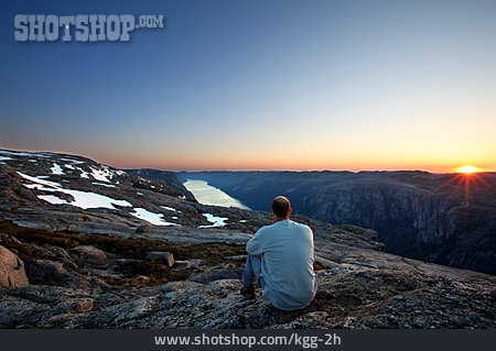 
                Aussicht, Norwegen, Fjord, Lysefjord                   