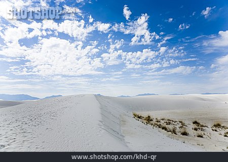 
                White Sands, New Mexico, Gipswüste, Gipsdüne                   