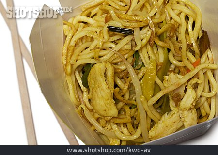 
                Asiatische Küche, Fastfood, Nudelbox                   