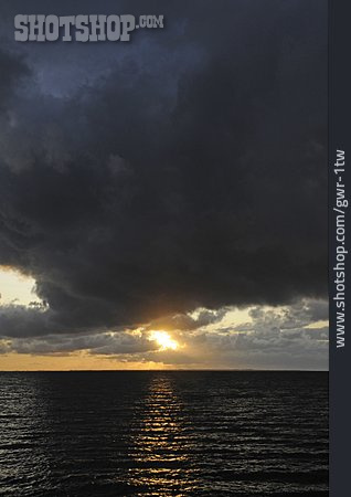 
                Sonnenuntergang, Nordsee, Abendstimmung                   