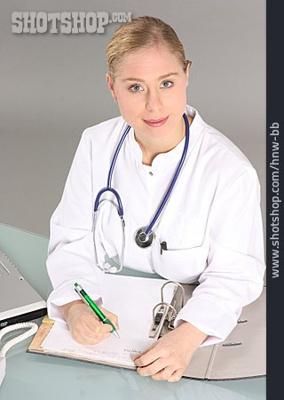 
                Gesundheitswesen & Medizin, Schreiben, Krankenschwester, ärztin                   
