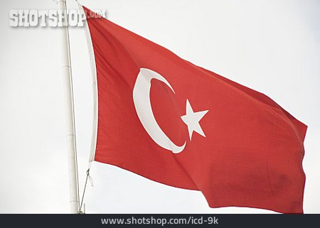 
                Flagge, Nationalflagge, Türkei                   
