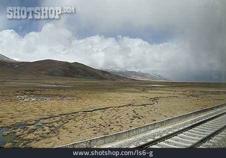 
                Steppe, Hochland, Lhasa-bahn                   