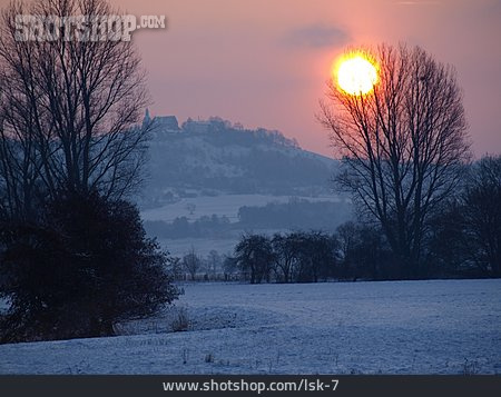 
                Winter, Winterlandschaft, Morgengrauen                   