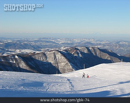 
                Gebirge, Skifahrer, Skipiste                   
