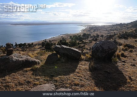 
                Südamerika, Titicaca-see, Capachica                   