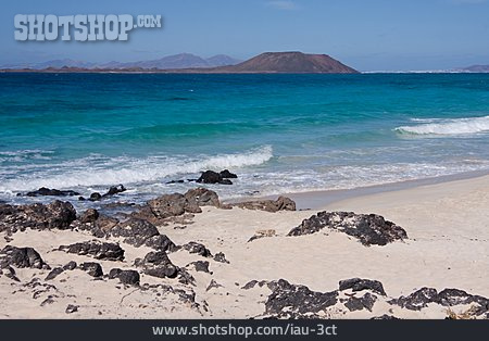 
                Strand, Kanarische Inseln, Fuerteventura, Lobos                   