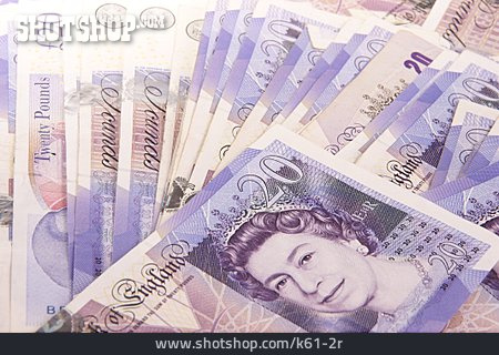 
                Geldschein, Pfund, Pfundnote, Queen, Pfund Sterling                   