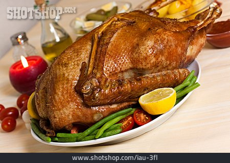 
                Christmas Goose, Christmas Dinner, Roast Goose                   