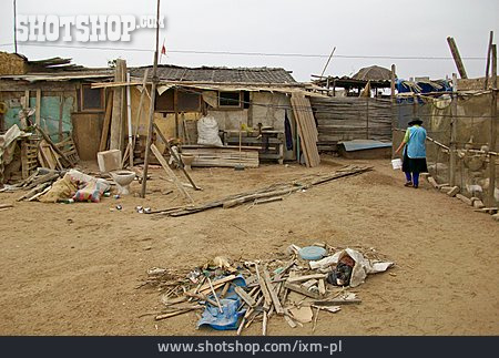 
                Hütte, Slum, Südamerika, Siedlung                   