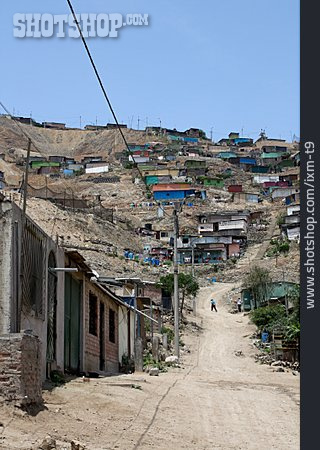 
                Slum, Peru, Marginalsiedlung, Barriada, Pueblo Joven                   