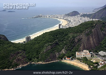 
                Stadtansicht, Rio De Janeiro, Copacabana, Guanabara-bucht                   