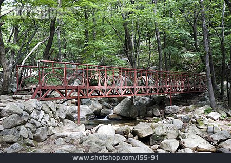
                Brücke, Nationalpark, Seoraksan                   