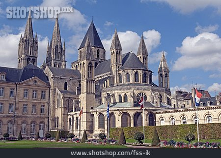 
                Abtei, Kloster, Romanik, Caen, St. Etienne                   