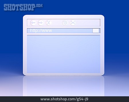 
                Browserfenster, Internetseite                   
