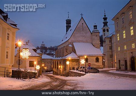 
                Altstadt, Weihnachtlich, Banska Stiavnica                   
