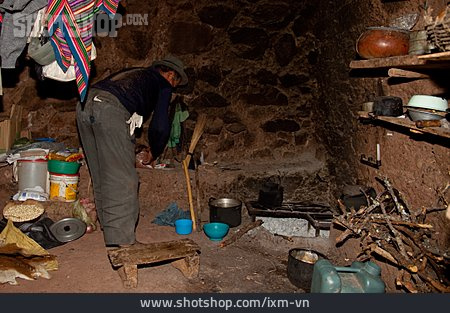 
                Häusliches Leben, Ländlich, Armut, Peru                   