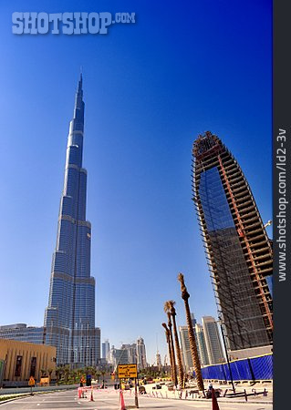 
                Wolkenkratzer, Dubai, Burj Dubai                   
