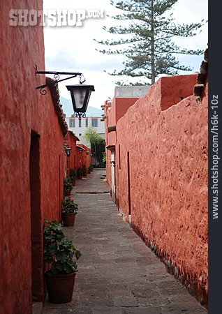 
                Gasse, Kloster, Peru, Santa Catalina                   