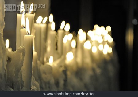
                Hoffnung & Glaube, Kerze, Opferkerze, Votivkerze                   