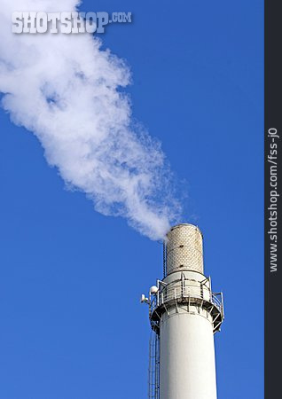 
                Schornstein, Luftverschmutzung, Industriekamin                   