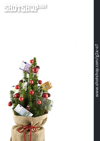
                Weihnachtsbaum, Weihnachtsgeld, Geldgeschenk                   